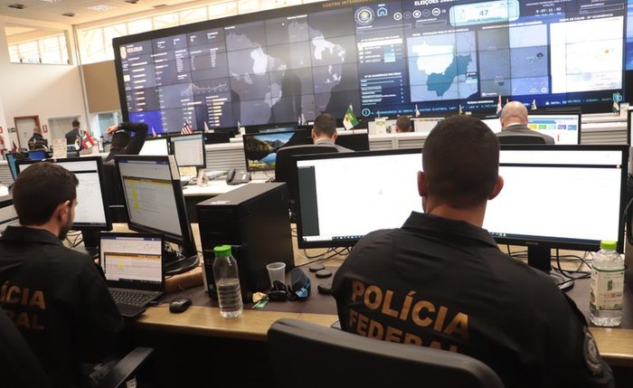 Policiais Federais em monitoramento das eleições