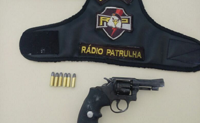 3º BPM apreende duas armas de fogo e recupera veículo roubado nesta segunda-feira em Arapiraca