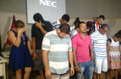 Dez pessoas são presas durante operação em Rio Largo