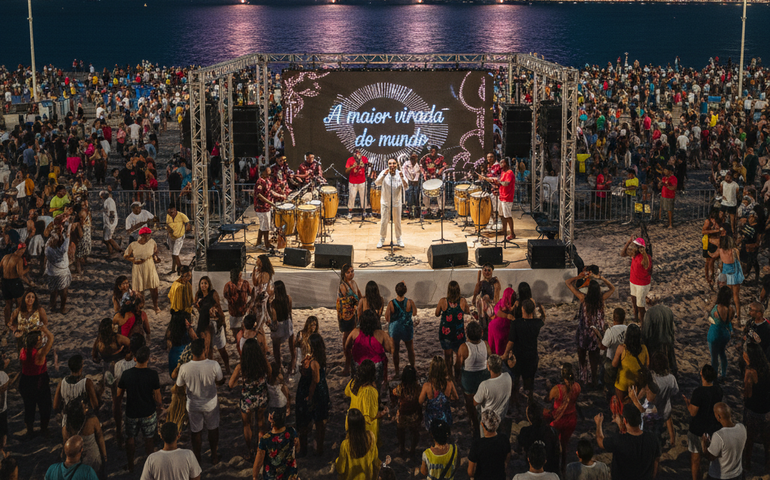 Réveillon 2026 na Ilha do Governador: Arlindinho e roda de samba embalam a virada na Praia da Bica