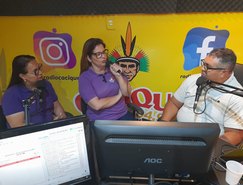 Sabatina na Cacique FM com Mosabelle e Alcineide