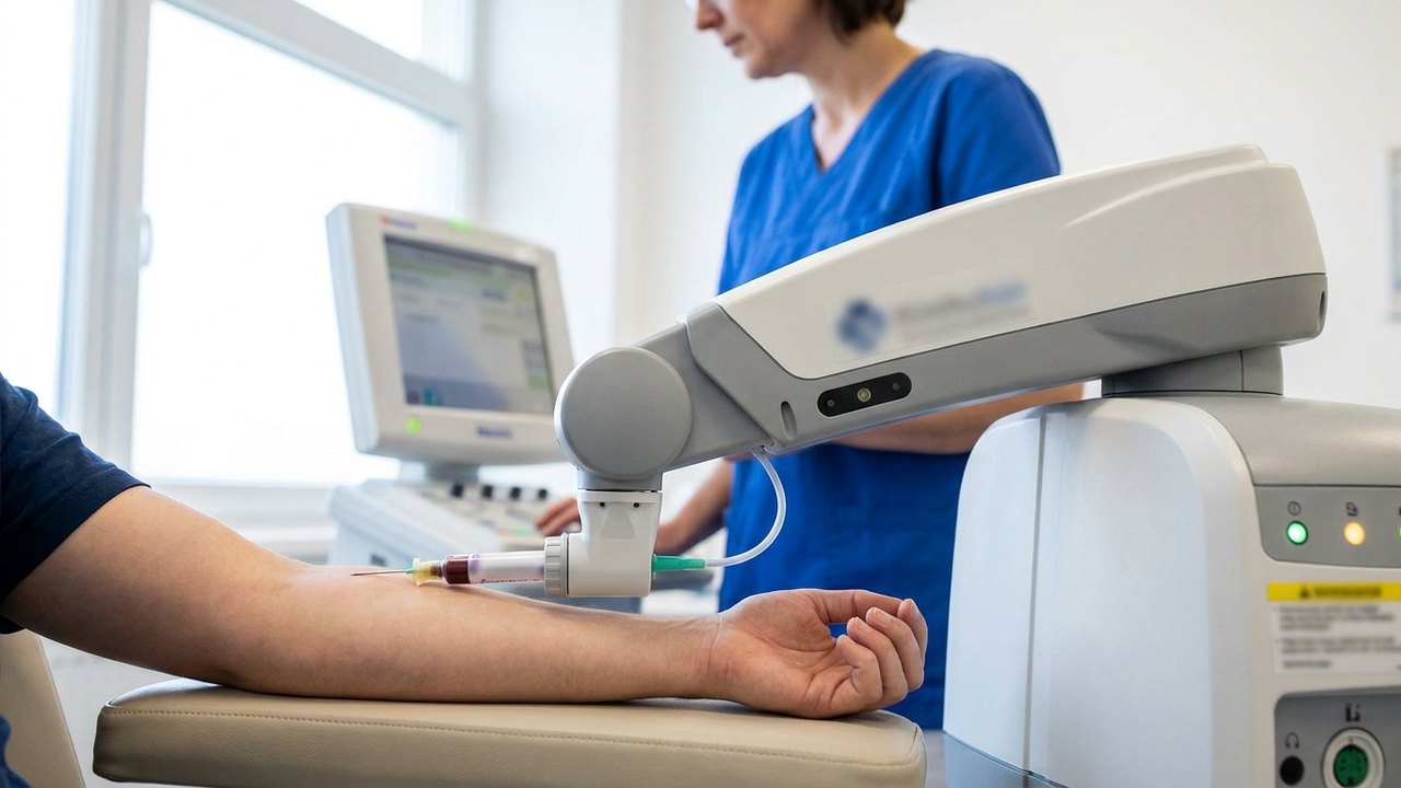 EUA aprova primeiro robô autônomo para coleta de sangue