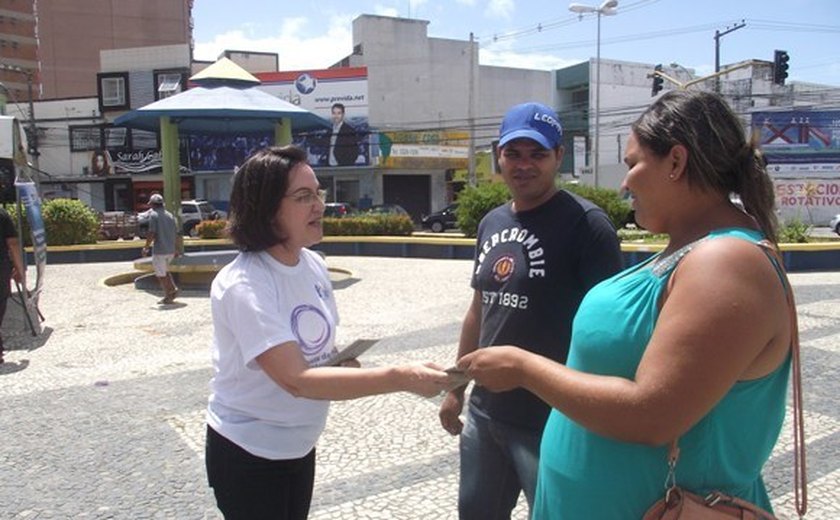 Secretaria realiza ato público pelo fim da violência contra mulher