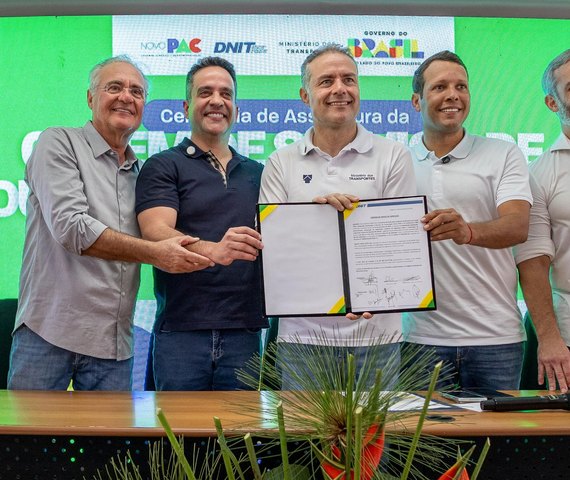 Governador Paulo Dantas e ministro Renan Filho autorizam início da duplicação da BR-104 em Alagoas