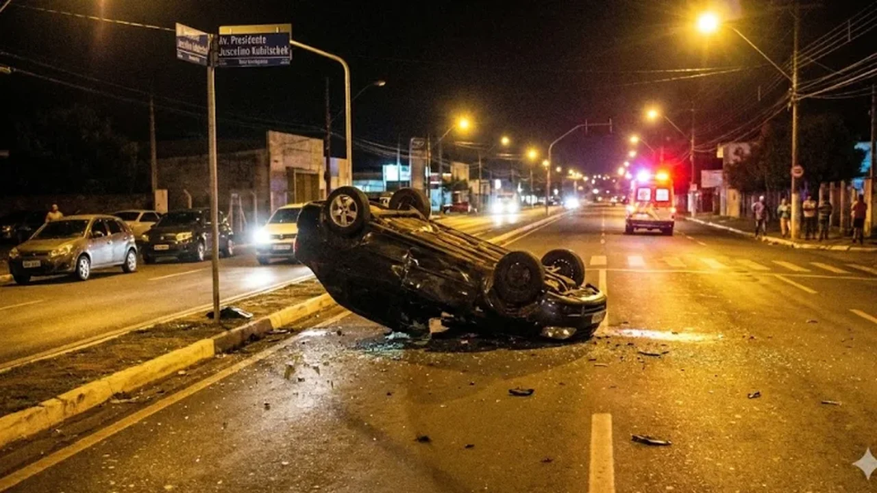 Tragédia na noite de domingo: homem de 40 anos morre preso às ferragens após capotamento em Monteirópolis