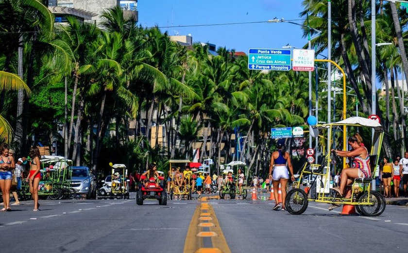 Orla de Maceió recebe manhã de atividades gratuitas neste domingo