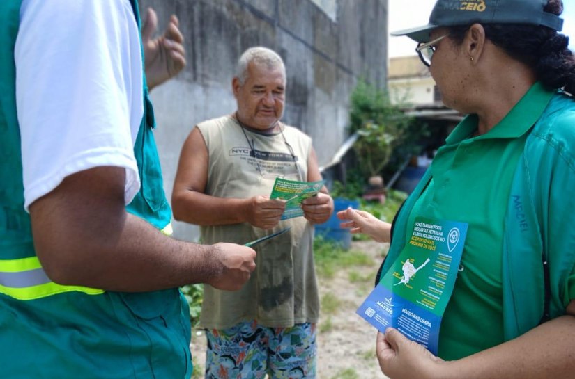 Alurb visita ponto de descarte de lixo revitalizado em 2021