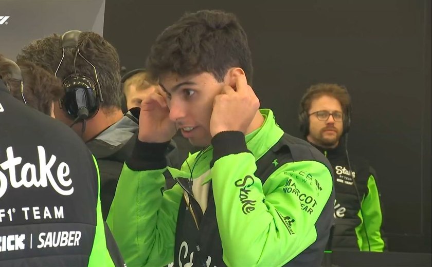 Bortoleto estreia como piloto da Sauber em testes da F1 no Bahrein