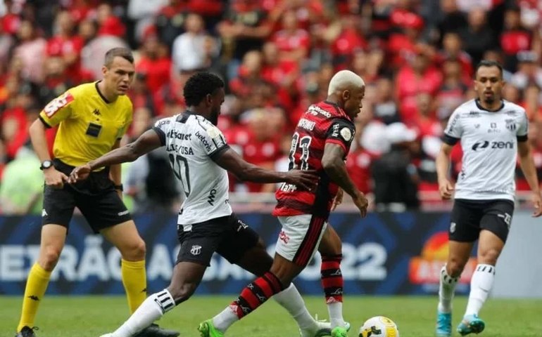 Flamengo só empata com o Ceará e perde chance de se aproximar do líder Palmeiras