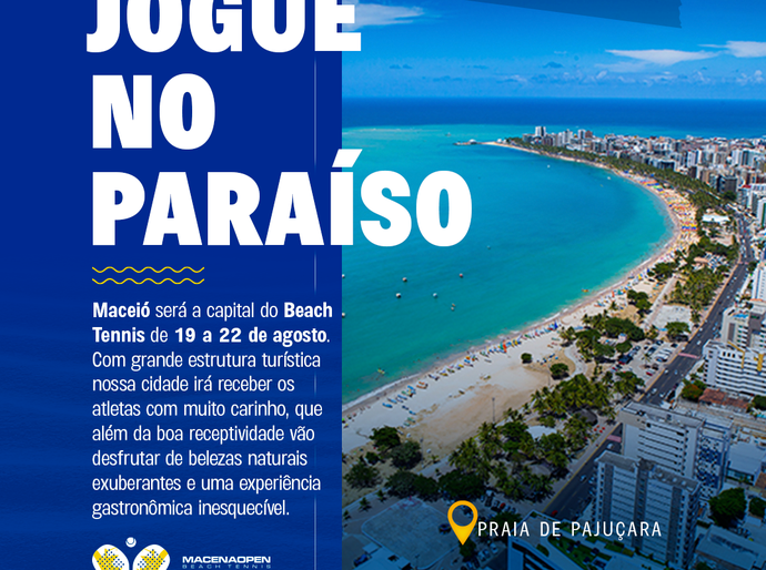 Maceió (AL) recebe torneio do circuito mundial de Beach Tennis