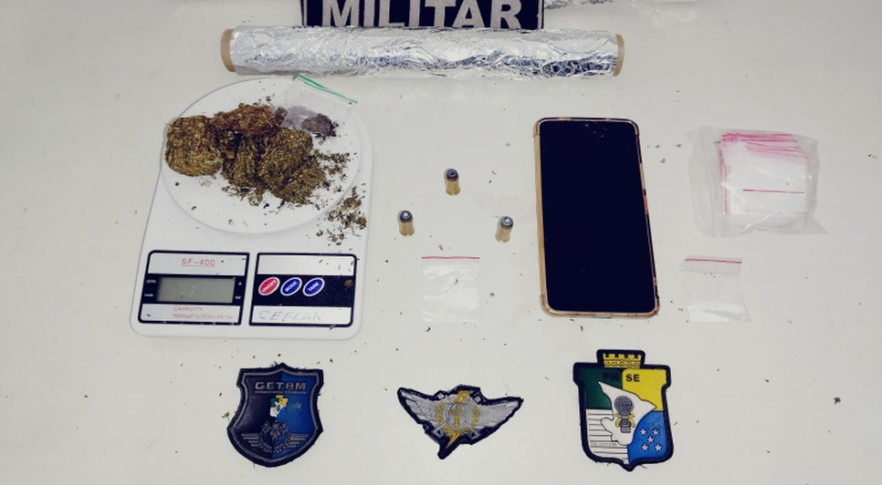 drogas militares / Foto: Reprodução: Foto PM
