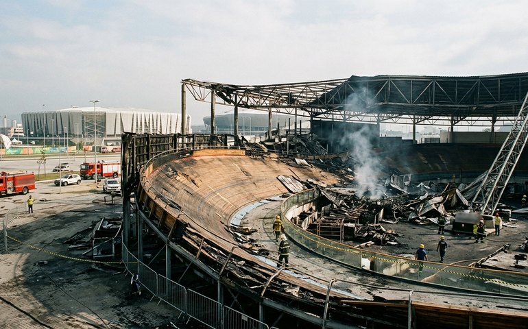 Velódromo do Rio já enfrentou incêndios, vendaval e alagamento