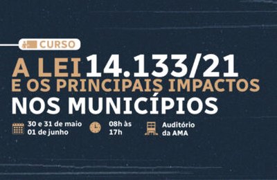 AMA oferece curso sobre a Lei das Licitações