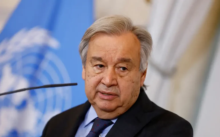 António Guterres, da ONU, saúda cessar-fogo e pede segurança para entrega de ajuda humanitária