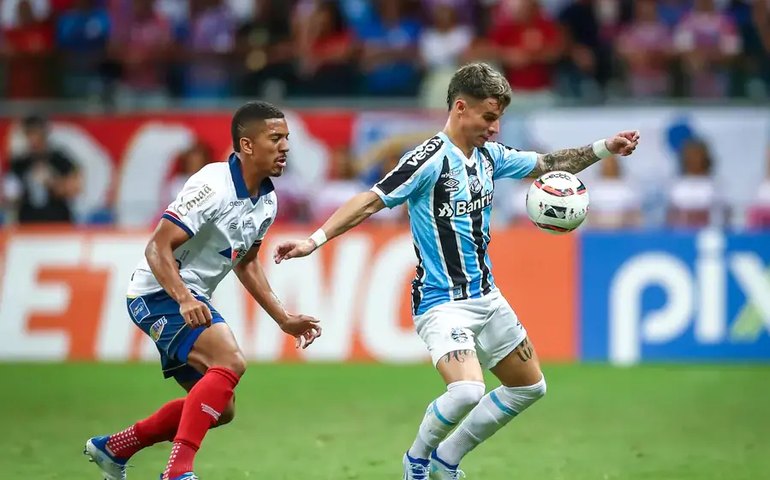 Grêmio e Bahia empatam em Porto Alegre e ficam mais perto do acesso à Série A