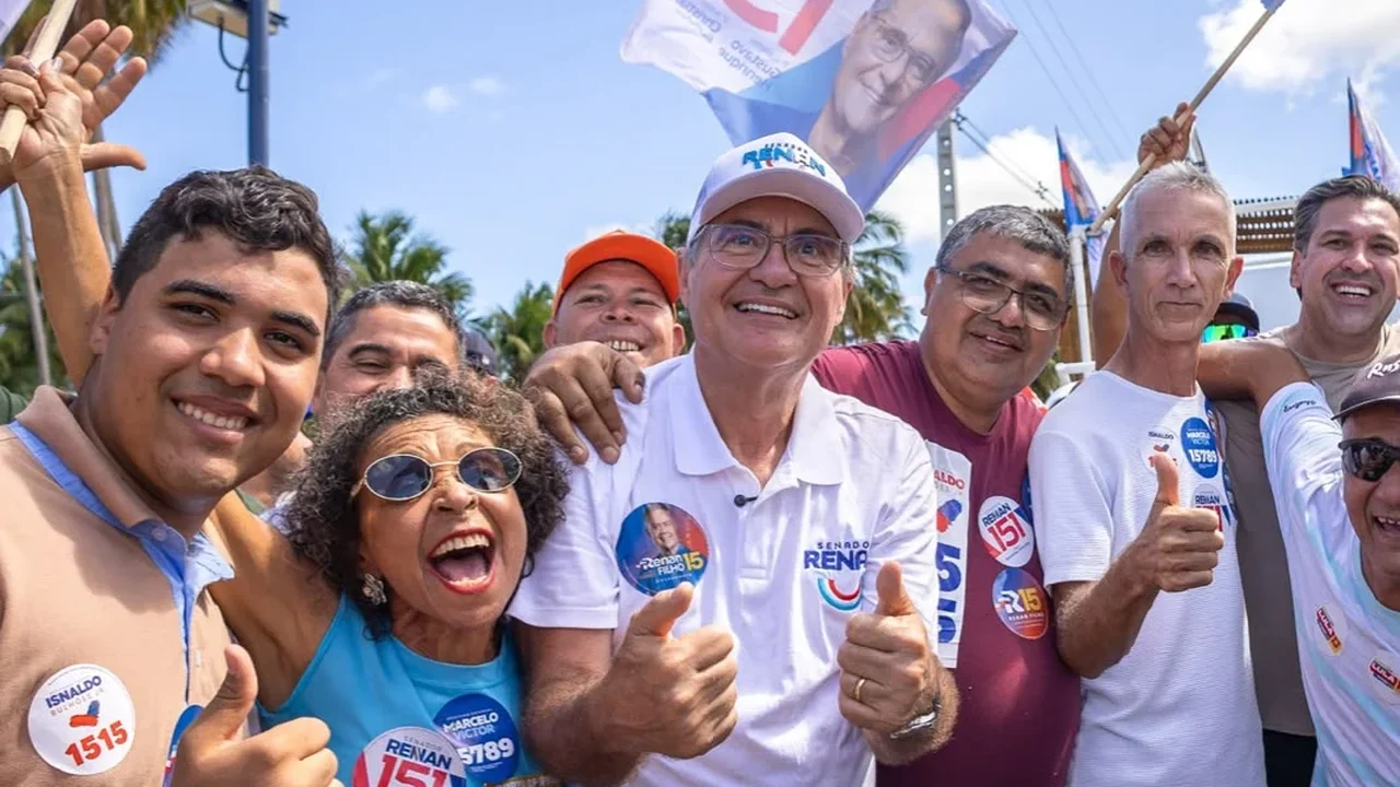 Renan Calheiros chega à reta final com maior percentual para o Senado