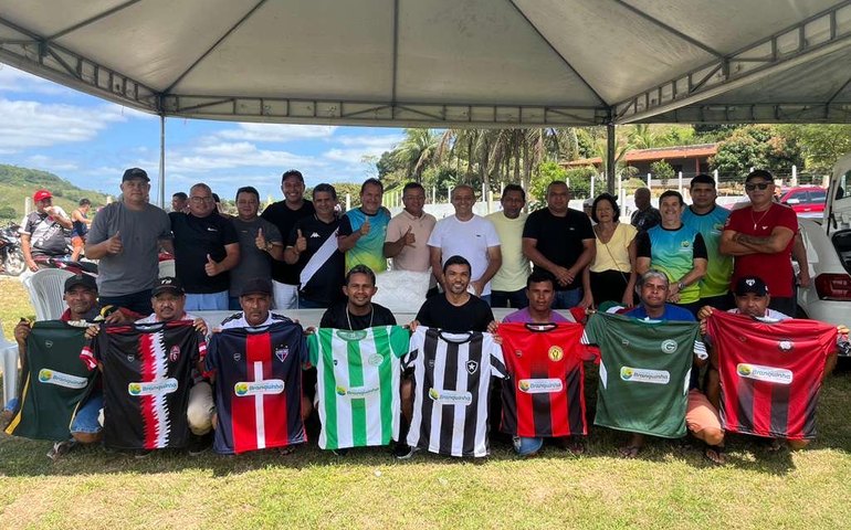 Prefeitura de Branquinha promove abertura do Campeonato Municipal de Futebol