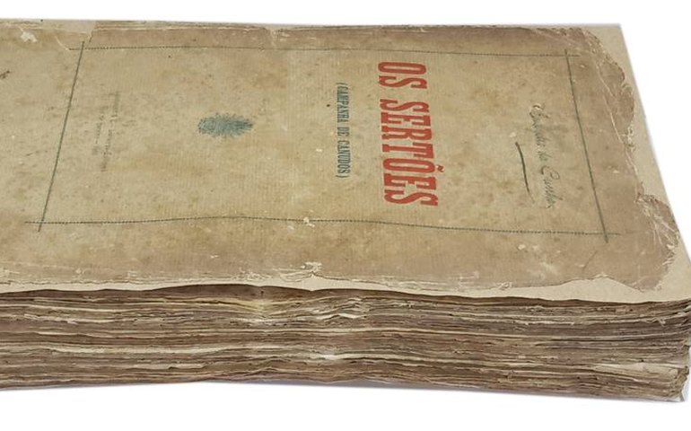 Exemplar raro de &#8216;Os Sertões&#8217;, com capa original, vai a leilão no Rio