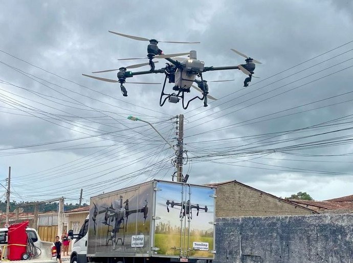 São Miguel dos Campos inova no combate à dengue com uso de drone