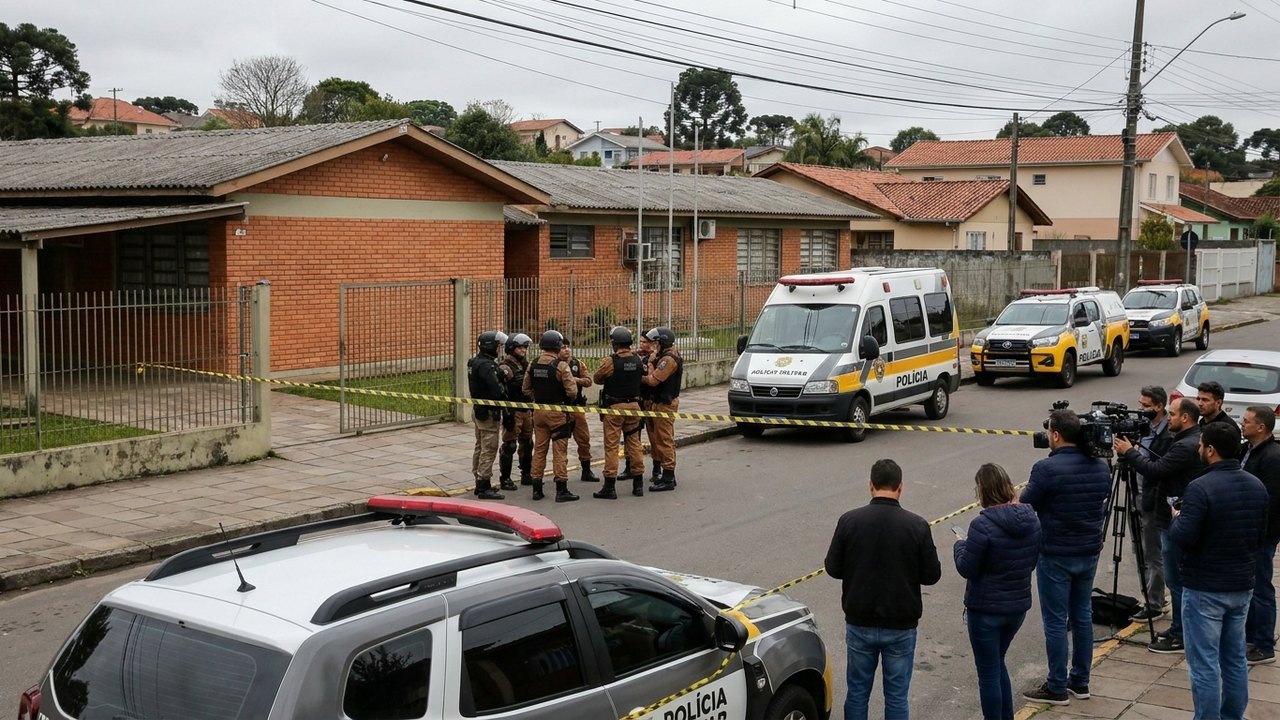 Crianças reféns em creche de Curitiba são liberadas e homem armado é morto pela polícia