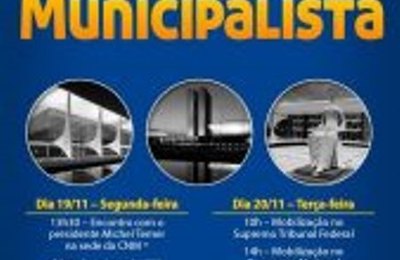 CNM promove nova mobilização em Brasília dias 19 e 20 deste mês