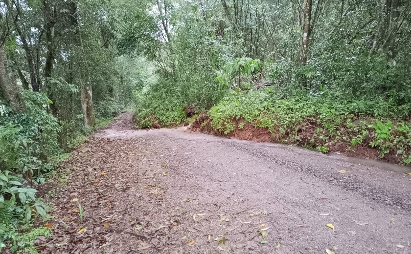 Estrada de acesso a Morro do Arame está interrompida