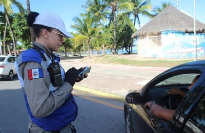 Prevenção: Detran fiscaliza vários bairros de Maceió durante a Semana Santa