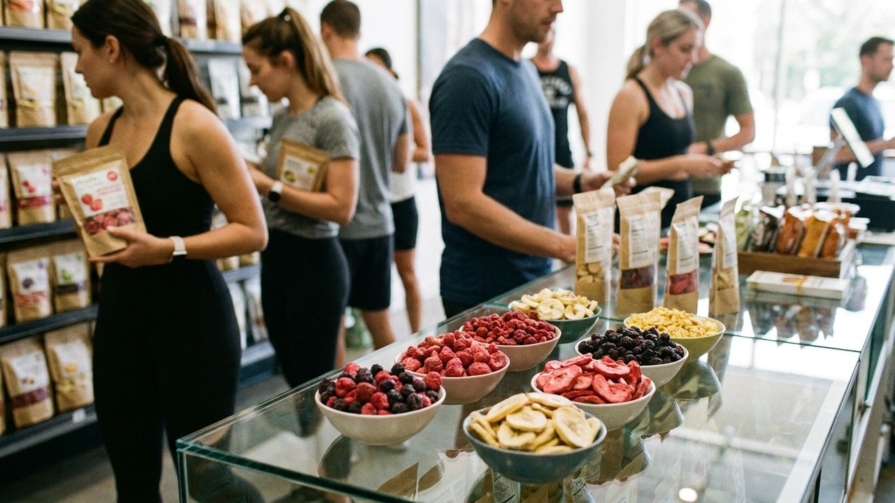 Crocantes e práticas: as frutas liofilizadas viram febre como snack fitness, mas é preciso moderação