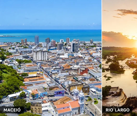 Vizinhas, Maceió e Rio Largo escolheram lados diferentes na disputa presidencial
