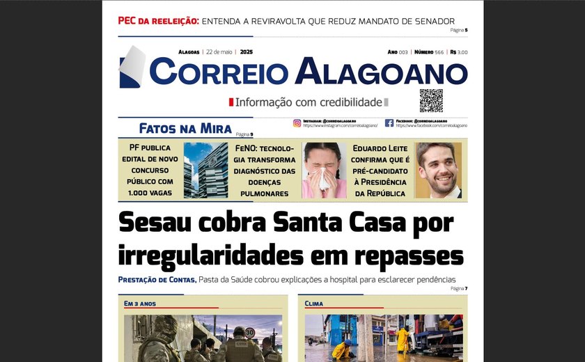 Sesau cobra Santa Casa por irregularidades em repasses