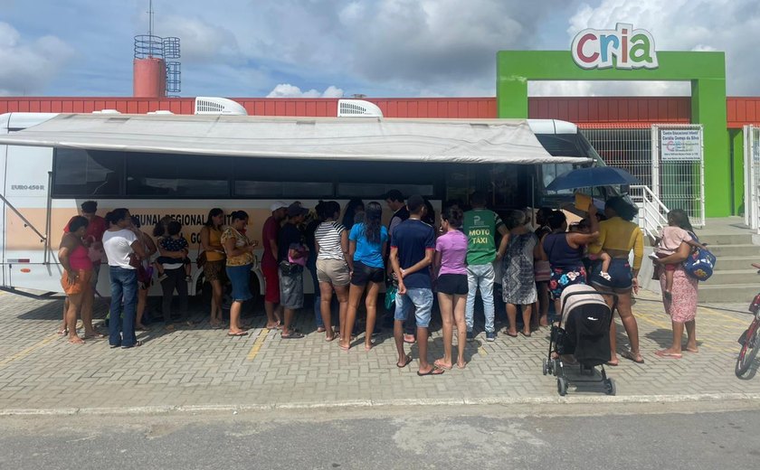 Ação itinerante do TRE/AL beneficia população de Rio Largo