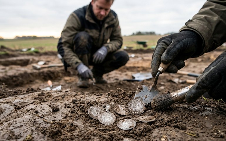 Moedas encontradas na Dinamarca revelam tentativa da Inglaterra de se defender dos vikings