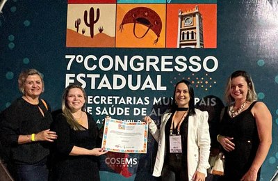  Arapiraca conquista 1º lugar no Congresso Estadual de Secretarias Municipais de Saúde