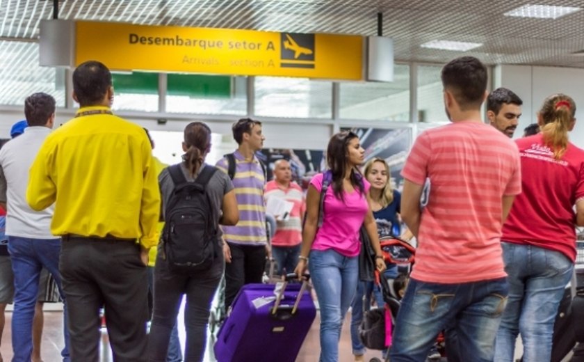 Fluxo de passageiros cresce 13,18% no Aeroporto Zumbi dos Palmares, em setembro