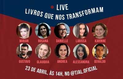 Esmal promove live nesta sexta (23) para celebrar o Dia Internacional do Livro
