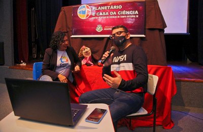 Alunos da Educação Municipal de Arapiraca participam de aulão preparatório para Olimpíada Brasileira de Astronomia