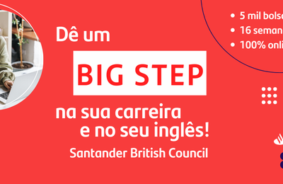 Santander e British Council oferecem 5 mil bolsas de estudo para aprender inglês online