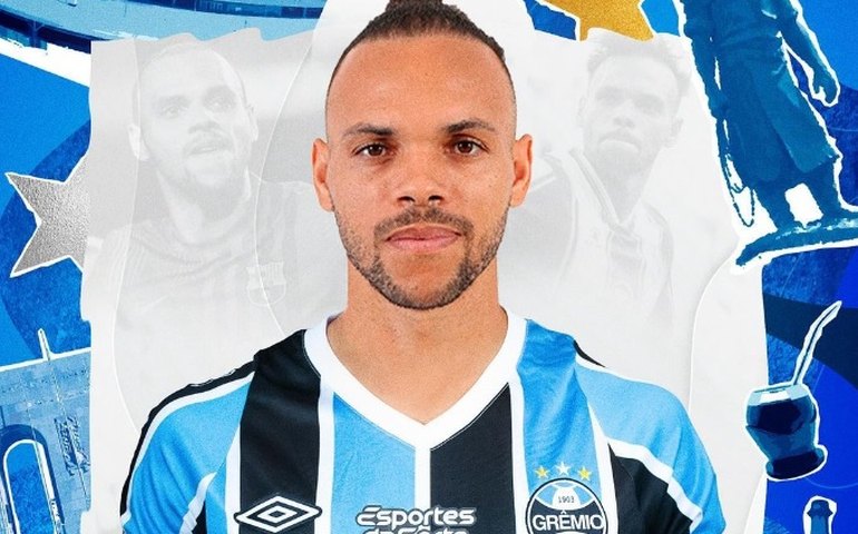 Grêmio confirma a contratação do atacante Braithwaite, dinamarquês com passagem pelo Barcelona