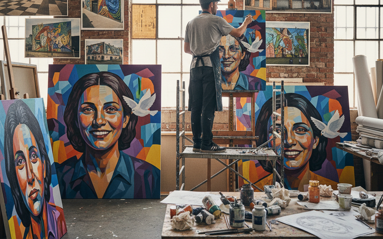 Com murais pelo mundo, Kobra investe em telas e prepara mostra retrospectiva para 2027