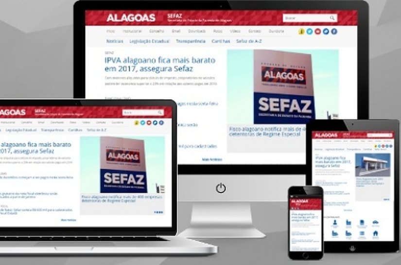 Novo site da Sefaz Alagoas facilita acesso a serviços e informações fiscais