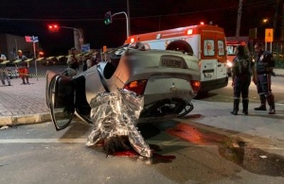 Maceió tem 3 acidentes na madrugada com morto e feridos 