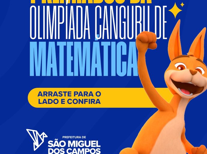 Resultado histórico: 46 alunos de São Miguel dos Campos foram premiados na Olimpíada Canguru de Matemática; município conquistou 2 ouros
