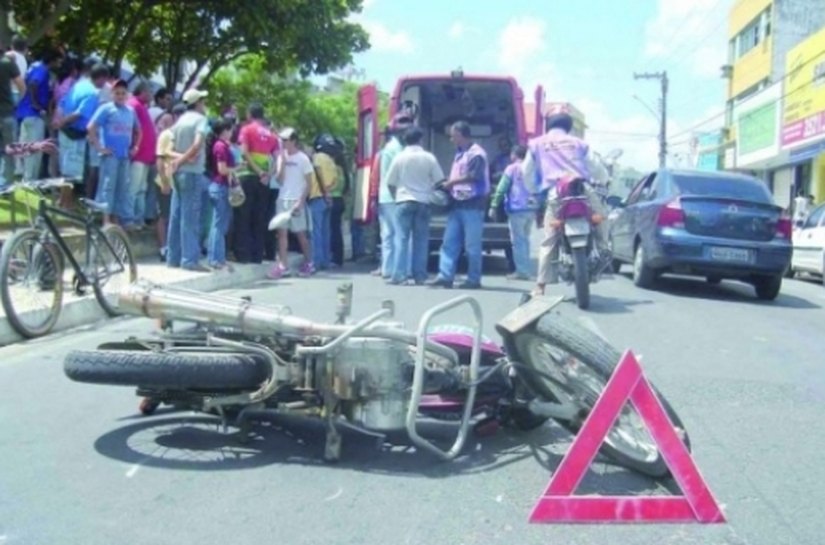 Quedas de motos aumentaram no 1º semestre, 2º UE do Agreste