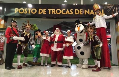 Parque Shopping funciona com horário ampliado, “Parada Natalina” e atrações neste fim de semana  
