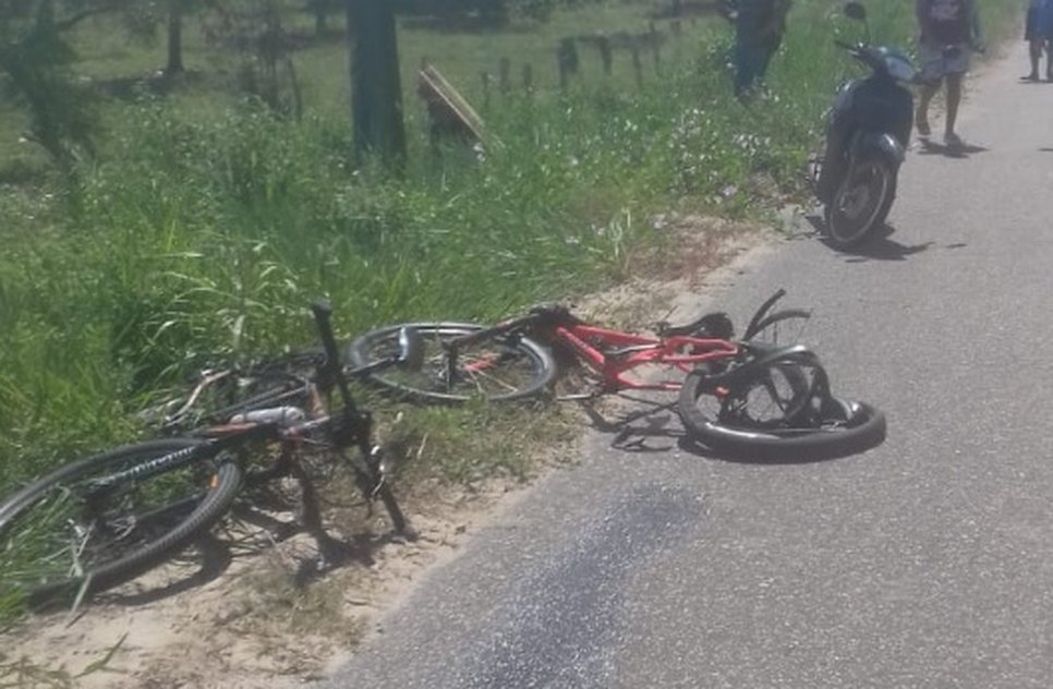 ciclista precisa de doação