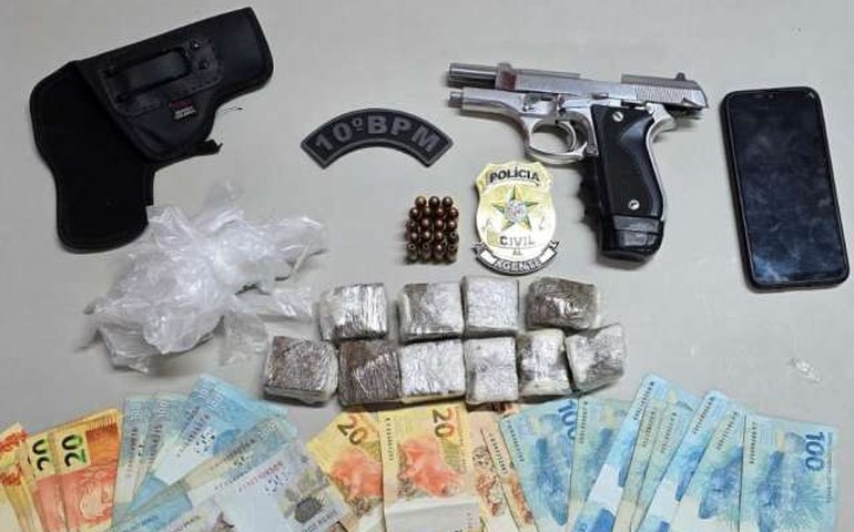 Megaoperação da Polícia Civil prende três pessoas em Palmeira dos Índios