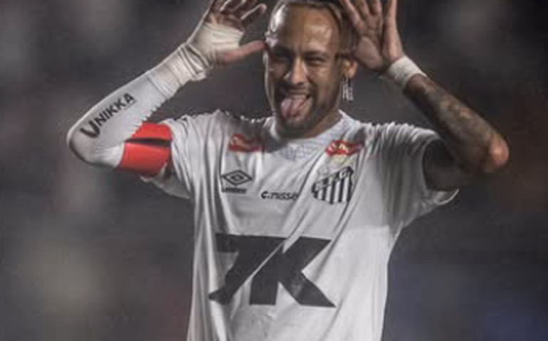 Neymar comenta em publicação do Flamengo após vitória do Santos: 'Muito respeito pelo Mengão'