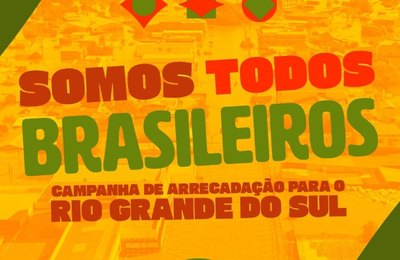 Prefeitura de Palmeira lança campanha “SomosTodosBrasileiros” para ajudar o Rio Grande do Sul