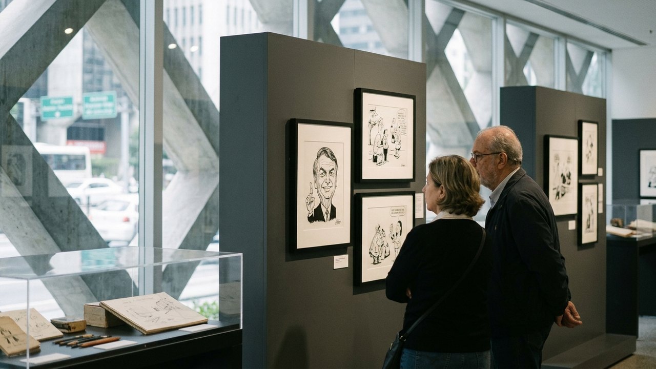 Mostra fotográfica homenageia grandes cartunistas brasileiros no Centro Cultural FIESP