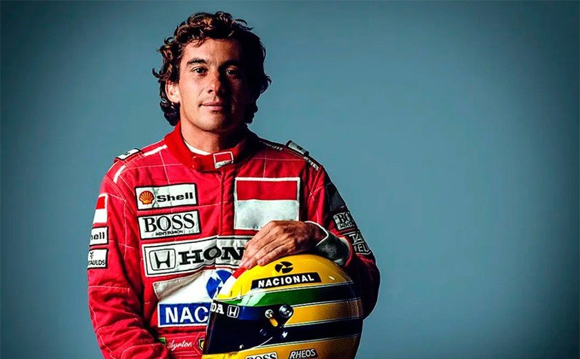 Exposição exibe capacete que transmite voz de Senna por 'condução óssea'